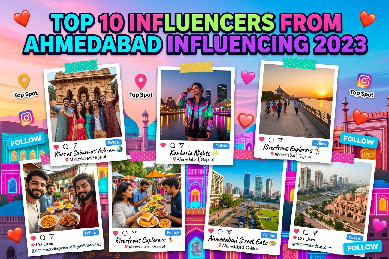 Top 10 Influencers from Ahmedabad Influencing 2023