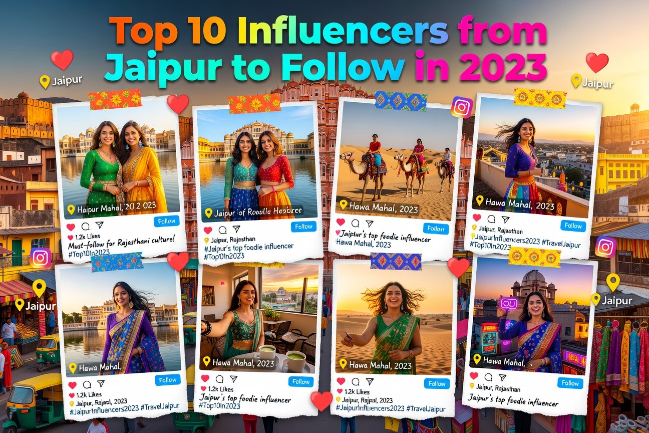 Top 10 Influencers from Jaipur to Follow in 2023