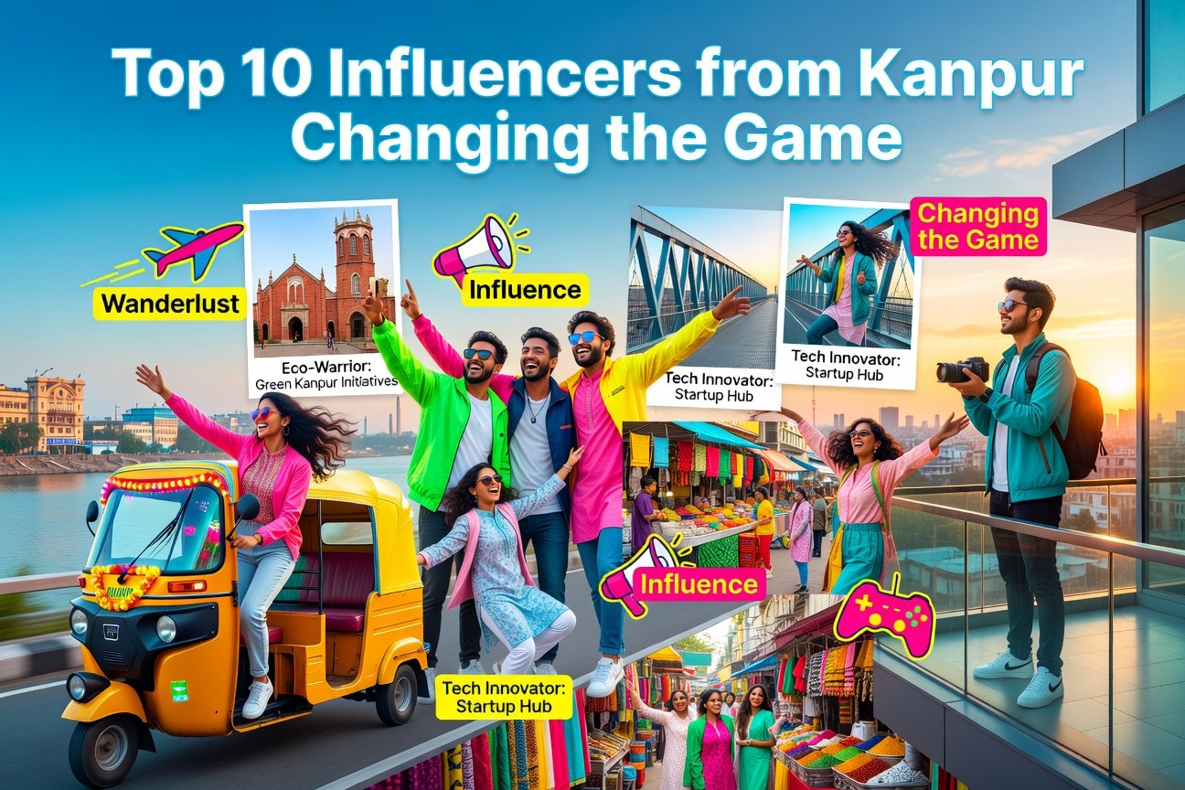 Top 10 Influencers from Kanpur Changing the Game