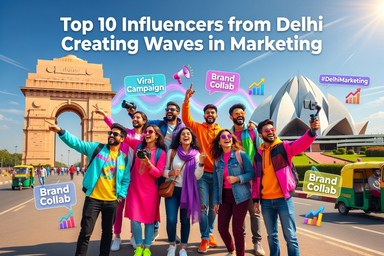 Top 10 Influencers from Delhi Creating Waves in Marketing