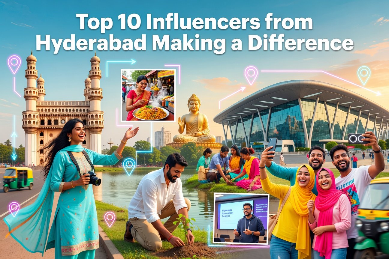 Top 10 Influencers from Hyderabad Making a Difference