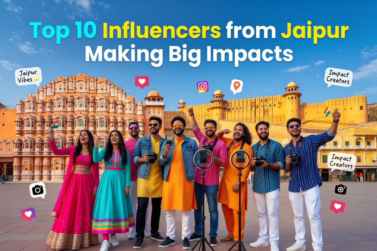 Top 10 Influencers from Jaipur Making Big Impacts