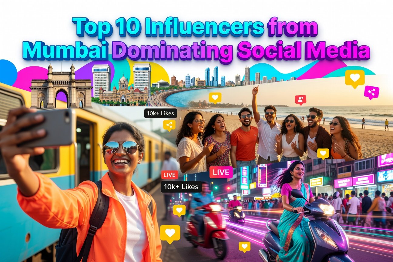 Top 10 Influencers from Mumbai Dominating Social Media