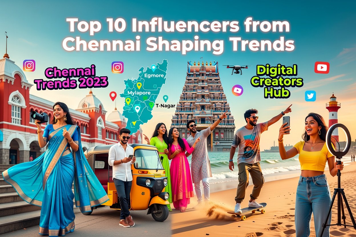 Top 10 Influencers from Chennai Shaping Trends
