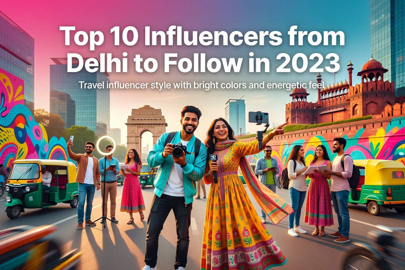 Top 10 Influencers from Delhi to Follow in 2023