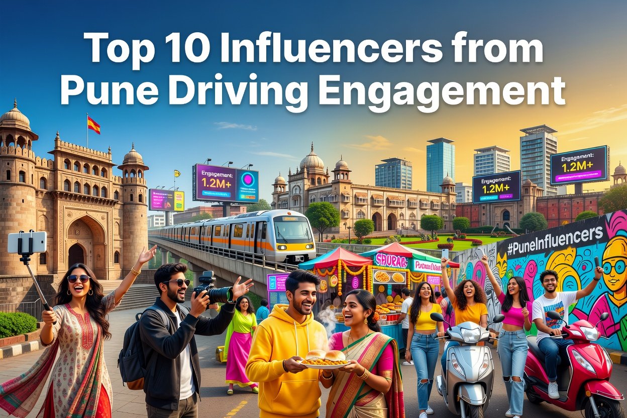 Top 10 Influencers from Pune Driving Engagement