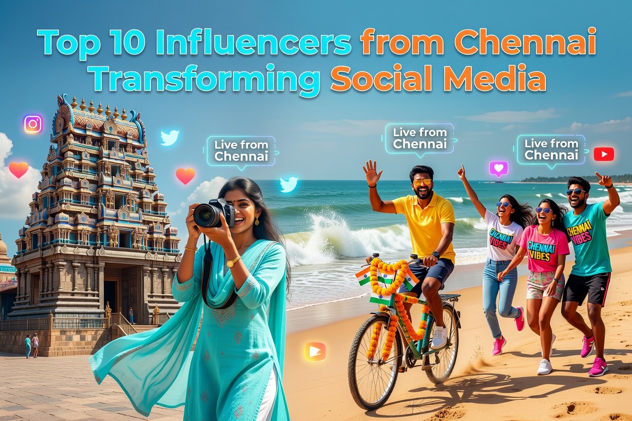 Top 10 Influencers from Chennai Transforming Social Media